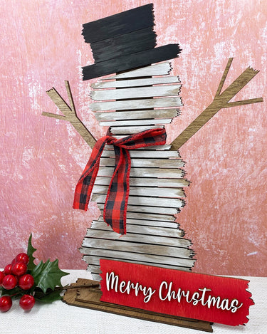 Snowman Decor, Snowman Shelf sitter, Christmas Decor, Snowman Christmas Decor, Rustic Decor, Rustic Christmas Decor,